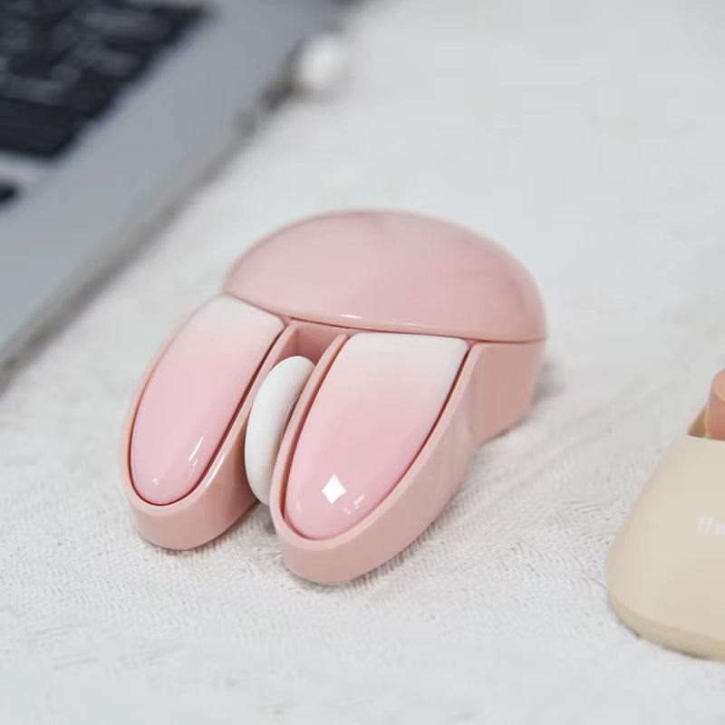 Cute 2.4G Wireless Mouse for Computer Laptop Notebook Rabbit Candy Color Wireless Mouse for Ofiice Home Gift Girls