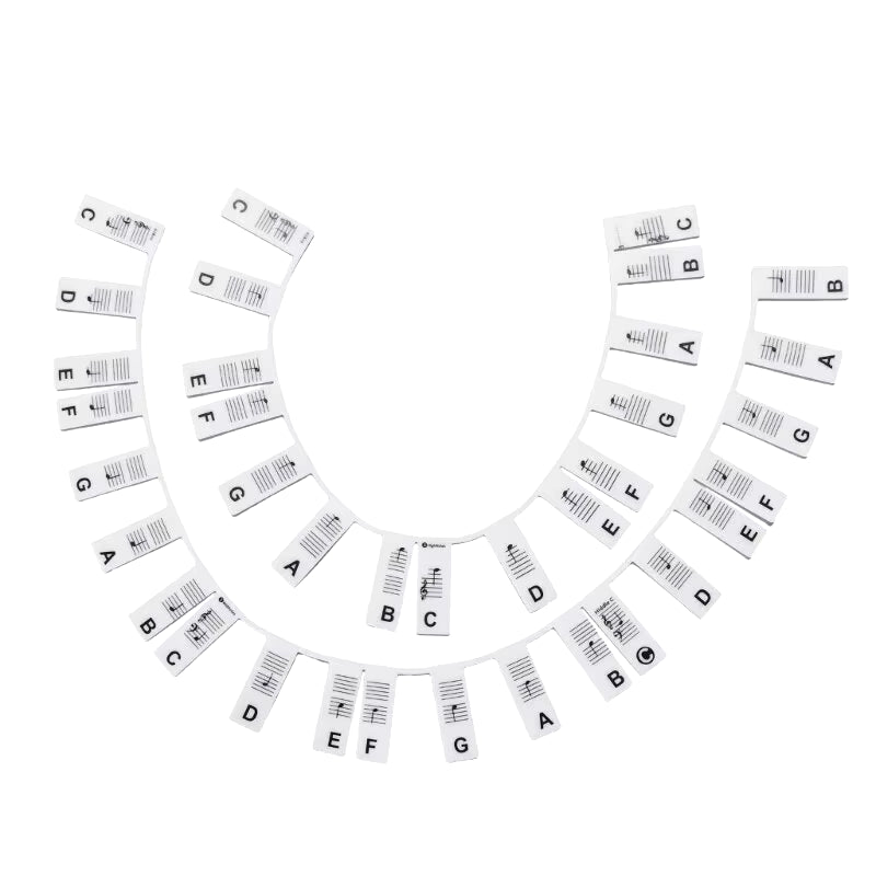 Piano Keyboard Stickers for 88/61 Key,Removable Piano Keyboard Note Labels for Learning Piano Notes Guide for Beginner