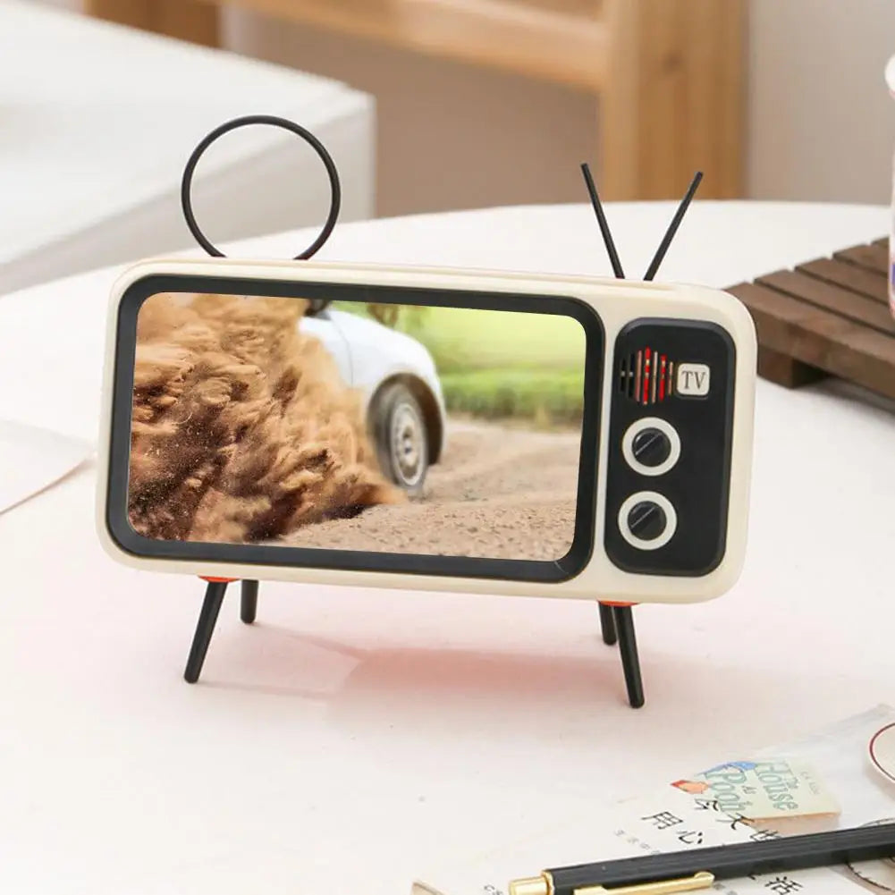 Convenient Mobile Phone Holder Universal Phone Stand Fall Resistant Firm Holder Retro TV Mobile Phone Holder Stand
