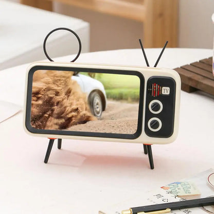 Convenient Mobile Phone Holder Universal Phone Stand Fall Resistant Firm Holder Retro TV Mobile Phone Holder Stand