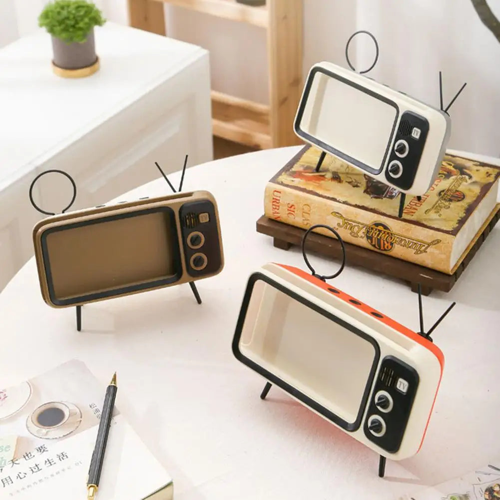 Convenient Mobile Phone Holder Universal Phone Stand Fall Resistant Firm Holder Retro TV Mobile Phone Holder Stand