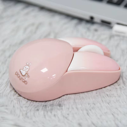 Cute 2.4G Wireless Mouse for Computer Laptop Notebook Rabbit Candy Color Wireless Mouse for Ofiice Home Gift Girls