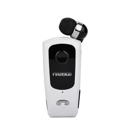 Fineblue F920 Wireless Retractable Portable Bluetooth Headset Headphone Remind Vibration Wear Clip Sports Collar Clip Earphone