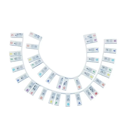 Piano Keyboard Stickers for 88/61 Key,Removable Piano Keyboard Note Labels for Learning Piano Notes Guide for Beginner