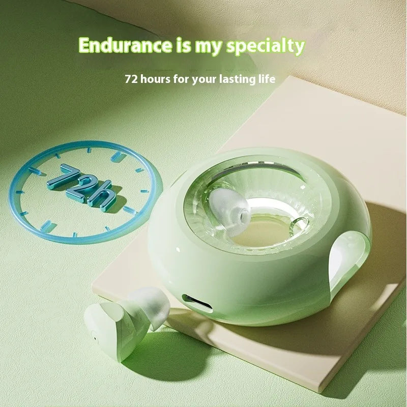 High Quality Donut Mini In-Ear Bluetooth Headphones Long Life High Sound Quality Noise Cancelling Portable Wireless Headphones
