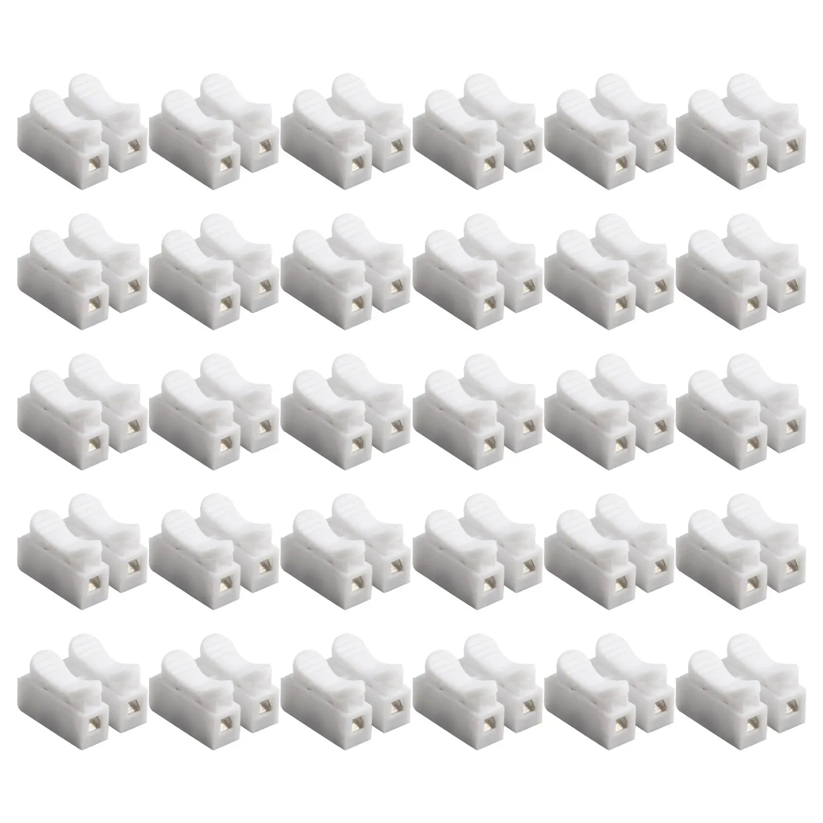 30Pcs CH2 Spring Quick Wire Connector Cable Clamp Terminal Block LED Strip Light