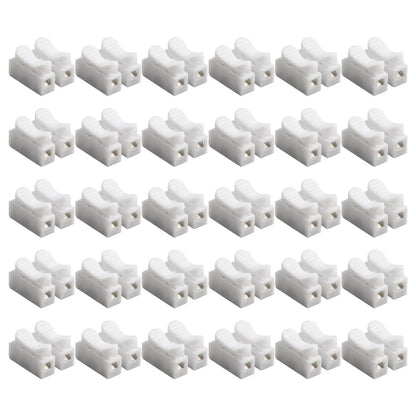 30Pcs CH2 Spring Quick Wire Connector Cable Clamp Terminal Block LED Strip Light