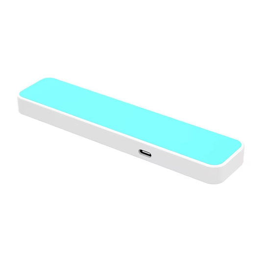 Bone Conduction Music Box Wireless Bluetooth-Compatible Speaker Stereo Bass under Pillow Improve Sleep Travel for Facebook-Blue