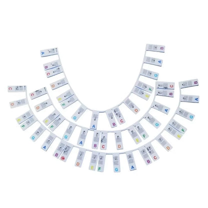 Piano Keyboard Stickers for 88/61 Key,Removable Piano Keyboard Note Labels for Learning Piano Notes Guide for Beginner
