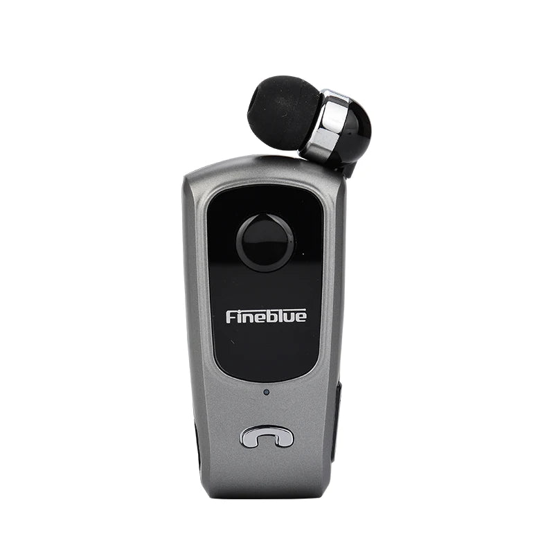 Fineblue F920 Wireless Retractable Portable Bluetooth Headset Headphone Remind Vibration Wear Clip Sports Collar Clip Earphone