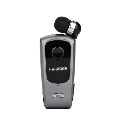 Fineblue F920 Wireless Retractable Portable Bluetooth Headset Headphone Remind Vibration Wear Clip Sports Collar Clip Earphone